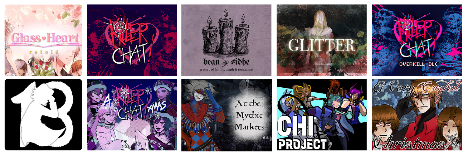 Image of logos of projects that Sophie has been involved in.