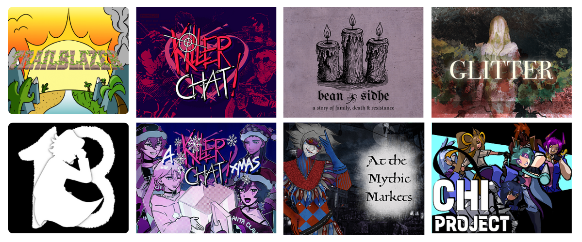 Image of logos of projects that Sophie has been involved in.