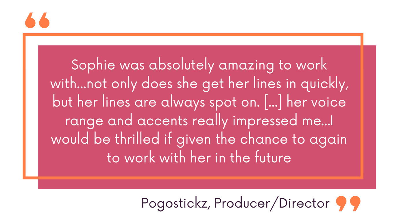 Image of logos of projects that Sophie has been involved in.